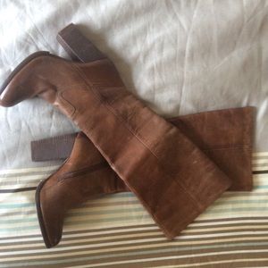 Steve Madden Hudson Cognac - Brown Leather Boots